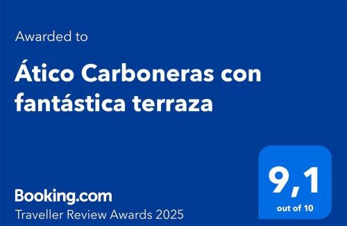 Carboneras Apartment | Ático Carboneras con fantástica terraza