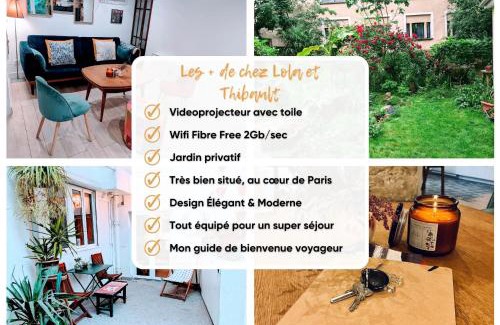 Combat Apartment | ღ Le Jardin Parisien Calme avec Terrasse et Wifi ღ