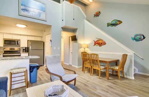 Caine Woods Condo | 1/2 Mi to Maryland Beach: Family Condo w/Balcony