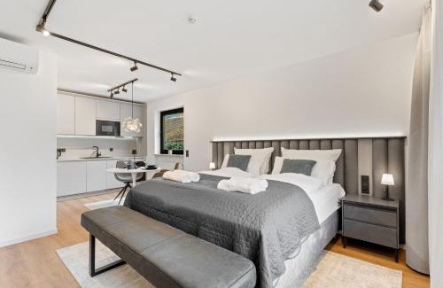 Sankt Martin Apartment | 1-2 Personen - Parkplatz - Fahrradgarage - Zentrum - Küche - Klima