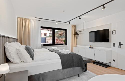 Sankt Martin Apartment | 1-2 Personen - Parkplatz - Fahrradgarage - Zentrum - Küche - Klima