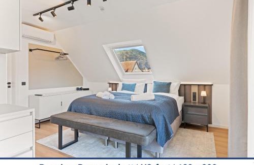 Sankt Martin Apartment | 1-2 Personen - Parkplatz - Fahrradgarage - Zentrum - Küche - Balkon - WLAN - Klima