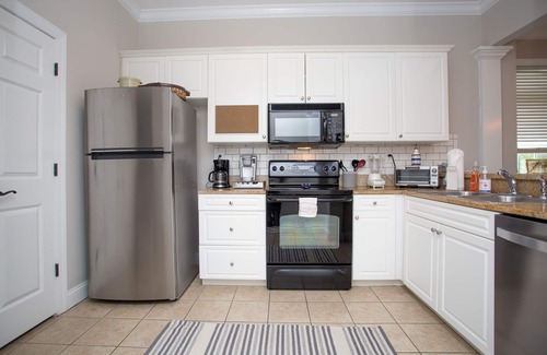 North Litchfield Beach Condo | 1 bed, 1 bath Renovated Lake-View End Unit at Litchfield by the Sea