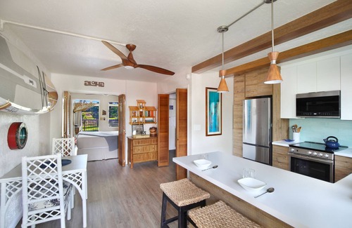Poipu Condo | 1 Bed Ground Floor Ocean View Condo - Newly renovated & steps to the beach!