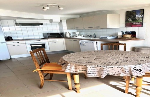 Agon-Coutainville Apartment | 1-bedroom apartment with view of private beach.