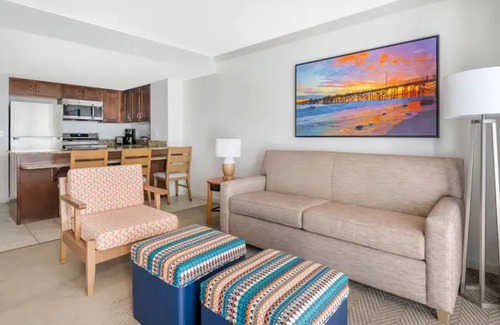 Seabreeze Historic District Condo | 1 Bedroom Condo, Sleeps 4, at Hilton Daytona Beach Regency Resort!