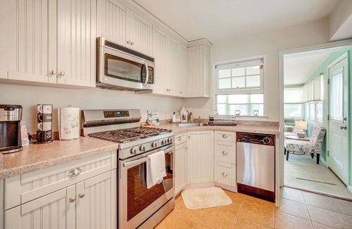 Brigantine House | 1 Block to Brigantine Beach: Breezy Home w/Patio!