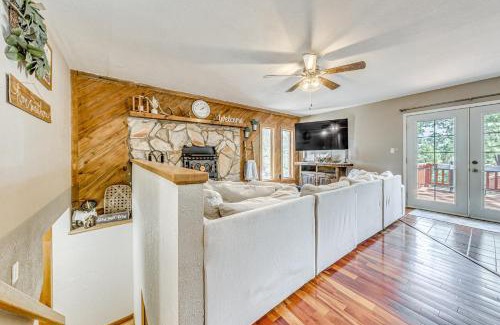 Ruidoso House | 1 Block to Hiking Ruidoso Home with Game Room