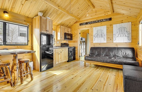 Wolfeboro Cabin | 1 Block to Main Street: Wolfeboro Home w/Fire Pit