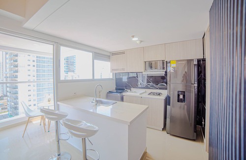 Bocagrande Apartment | 1 Br Bright & Cozy loft in Cartagena