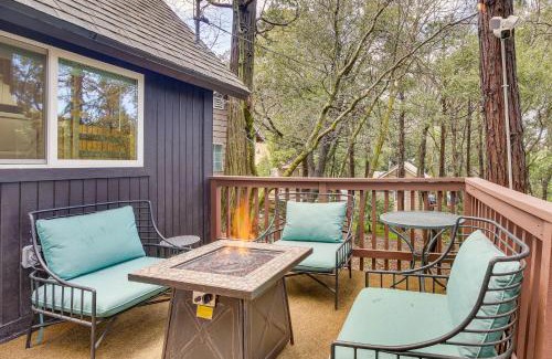 Crestline Apartment | 1 Mi to Lake Crestline Cabin with Private Hot Tub!