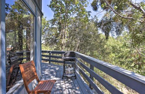 Crestline House | 1 Mi to Lake Gregory Mtn-View Cabin with Deck
