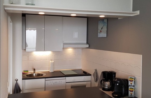 Sierksdorf Apartment | 1 room-Whg., Baltic Sea view, beach location, 33sqm, trendy,