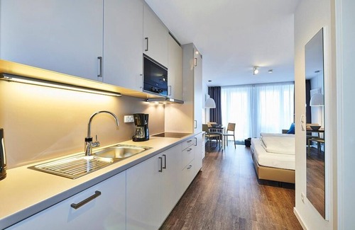 Bensersiel Apartment | 1-zimmer Apartment in Strandnähe mit Balkon und Inkl. Schwimmbad- & Saunanutzung