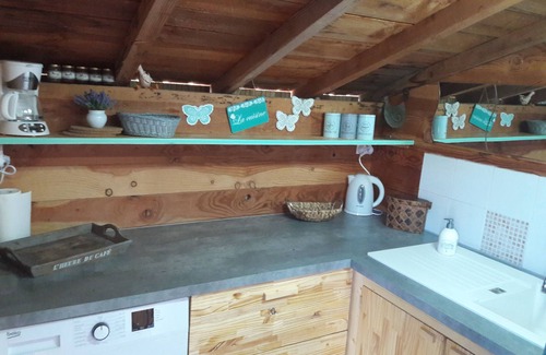 Monthoiron Cabin | 100% Nature "Nest 1" notebook near the Futuroscope