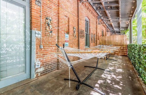 Downtown Apartment | 100 Year-Old Historic Brick 2BR Loft |Large Patio2