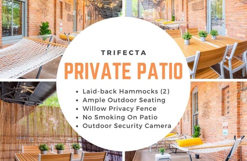 Downtown Apartment | 100 Year Old Historic Brick 2BR Loft Large Patio1
