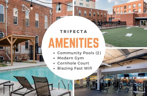 Downtown Apartment | 100 Year Old Historic Brick 2BR Loft Large Patio1