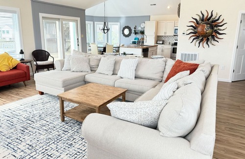 Ocean Sands House | 100ft to Beach! Ocean Views! Pool,Hot Tub, Slps 12