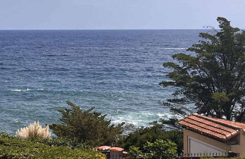 Le Trayas Apartment | 100m from beach, modern functional apartment sea wiev, Terrasse
