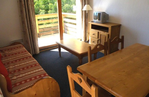 Vaujany Apartment | 100m from resort center, sauna, hammam, balcony, parking, tv, 50m², Vaujany