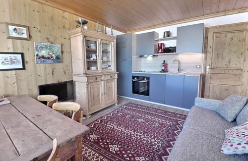 Meribel-Mottaret Apartment | 10m from ski slopes, 9th floor, balcony, ski locker, 40m², Méribel-Mottaret