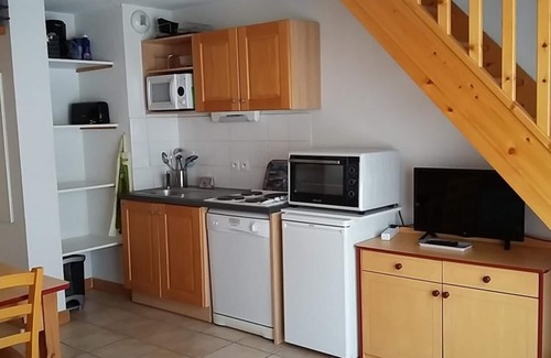 Aussois Apartment | 10m from ski slopes, 4th floor, balcony, tv, ski locker, 40m², Aussois