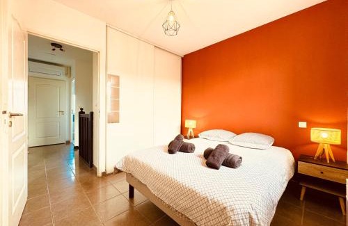 Fleury House | 10min de la mer Maison avec jardin 6 personnes