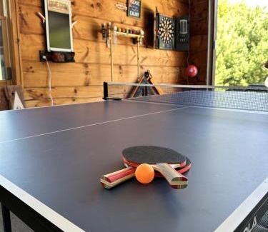 Fennville House | 11 Acre Wood - Cabin getaway - fishing & swimming pond - hot tub