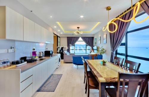 Downtown Kota Kinabalu Apartment | #11 Jesselton Quay City Pads Seaview Corner