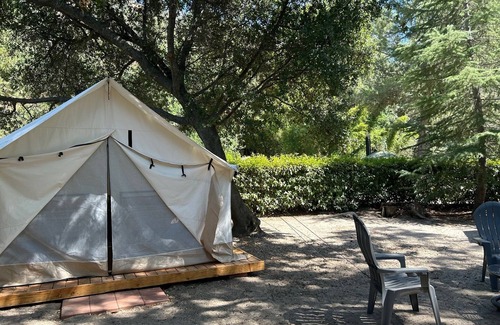 Three Rivers RV Rental | 12x14 Cabin Tent. 4.5 miles to the Sequoia National park entrance.
