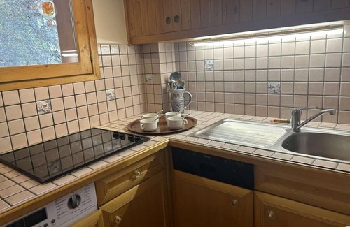 Meribel Apartment | 150m from shops, 3rd floor, balcony, tv, ski locker, 41m², Méribel
