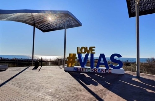 Vias Apartment | 150m from the sea - Cosy Appartment for 4 people