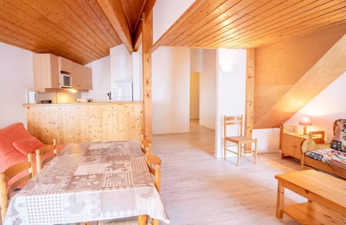 Villarodin-Bourget Apartment | 160m from ski slopes, 1st floor, balcony, ski locker, 46m², La Norma