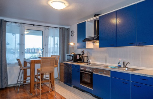 Innenhafen Apartment | 164 Seeteufel holiday apartment - 164 living with direct access to the stand