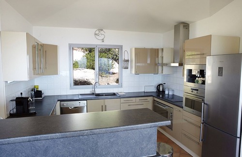 Pinarellu Villa | 180° view of Pinarello Bay Heated pool Private access to cove 5/7 rooms