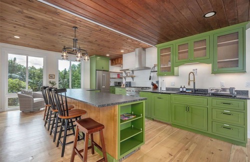 Meredith House | 1840 Meredith Farmhouse w Outdoor Pool & Sauna