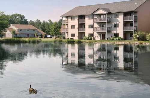 Lake Delton Condo | 1br Deluxe Condo in Tranquil Wilderness Setting
