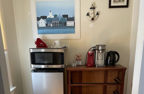Bath House | 1BR Guest Suite in 1790 Captain's Home - Steps to Everything, Pets Stay Free!