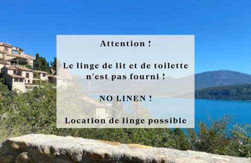 Sainte-Croix-du-Verdon Apartment | 1km des plages Parking gratuit