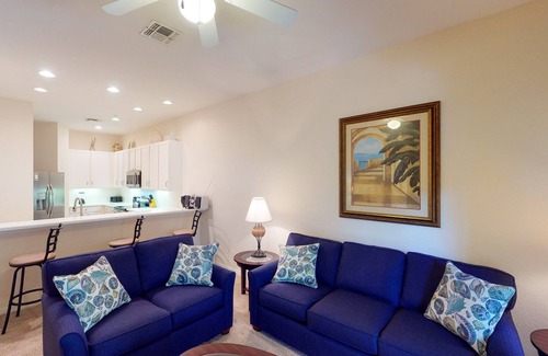 Bahama Bay Condo | 1st floor condo w/limited-mobility access, tennis court, pools, restaurant, gym
