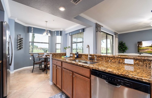 Bonita Springs Condo | 1st Floor Golf Condo Lake Views, Golf, Tennis, Club Access & Dog Friendly