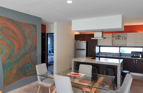 Ejidal Condo | 2 BDR Penthouse has PRIVATE ROOFTOP with Jacuzzi!