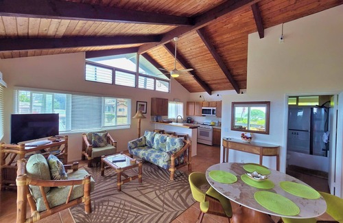 Kapaa House | 2 Bed Cottage Along Beach and Bike Path in Kauai. Awesome Location! TVNC #4288