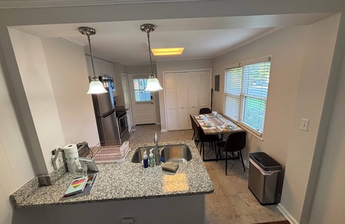 Siler City House | 2 bedroom, 1 bath, remodeled 1945 cottage, 1000sq.ft. Two new LUX KING size beds