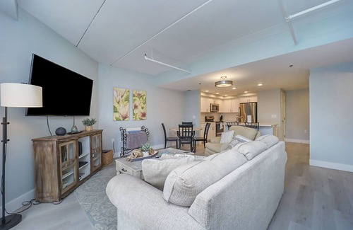 Manistee Condo | 2 Bedroom River Front Condo