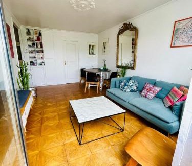 Quartier de Becon Apartment | 2 BEDROOMS & TERRACE with BBQ COURBEVOIE PARIS