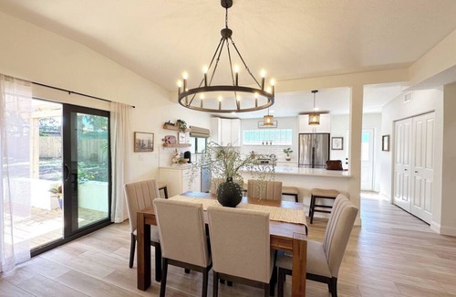 Cocoa Beach House | 2 BR Luxury Oasis 1 Block from Beach & Downtown