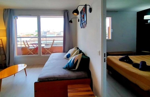 Saint-Bruno - Saint-Victor Apartment | 2 cozy rooms - city center, swimming pool, balcony, view