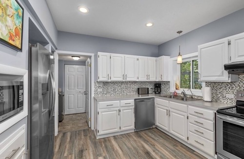 Newaygo Cottage | 2 Lakefront Cottages: Docks, Kayaks, Bikes, BBQ